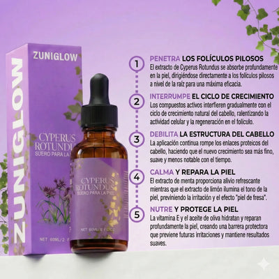 ZuniGlow™ Suero para la piel Cyperus Rotundus